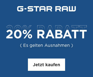 Jetzt 20% G-STAR Gutschein einlösen