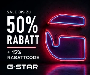 Jetzt 15% G-STAR Gutschein einlösen