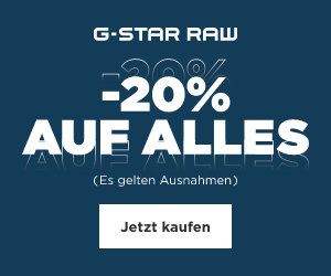 Jetzt 20% G-STAR Gutschein einlösen
