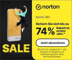 Jetzt 74% Rabatt auf Norton360 holen