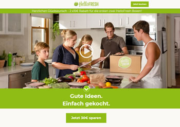 Frisch und abwechslungsreich kochen mit dem Hello Fresh Gutschein für Deine Kochboxen