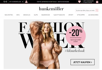 Finde mit dem Hunkemöller Gutschein Deine Lieblinge in der Lingerie Kollektion des Labels.