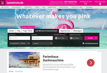 Finde unter zahlreichen Schnäppchen mit dem Lastminute.de Gutschein Deinen Traumurlaub!