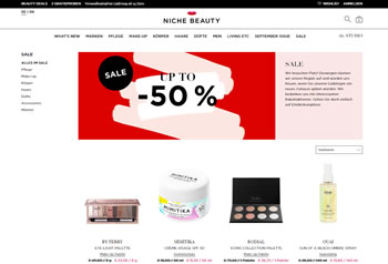 Hol Dir mit dem aktuellen Gutschein hochwertige Kosmetikprodukte bei niche beauty