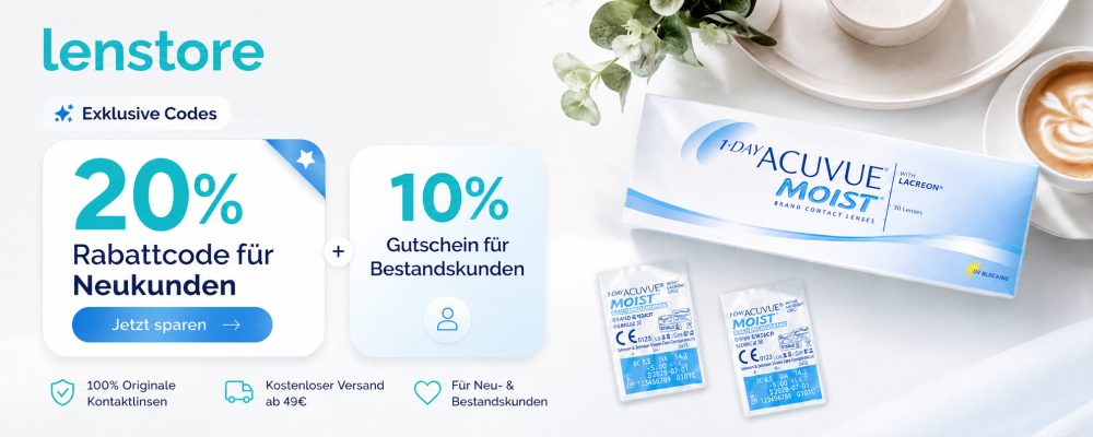 20% Rabattcode für lenstore