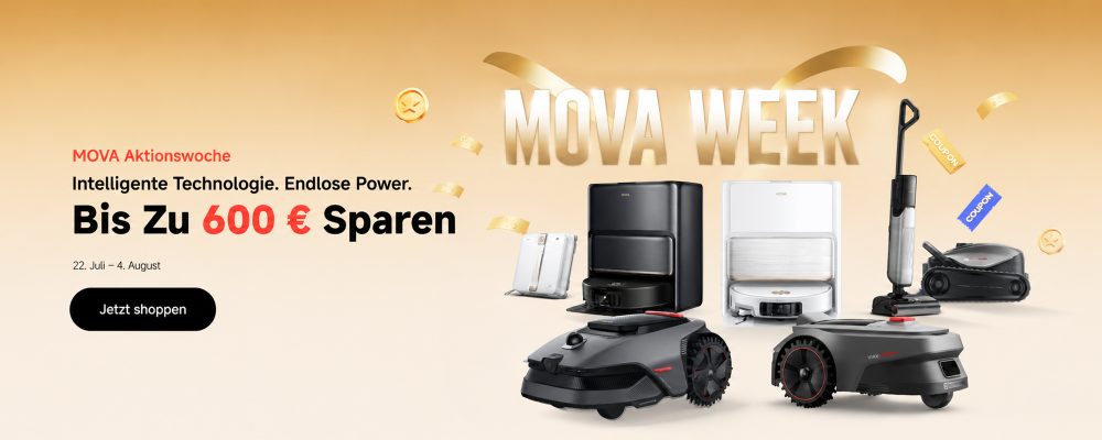 Bis zu 600€ MOVA Rabattcode