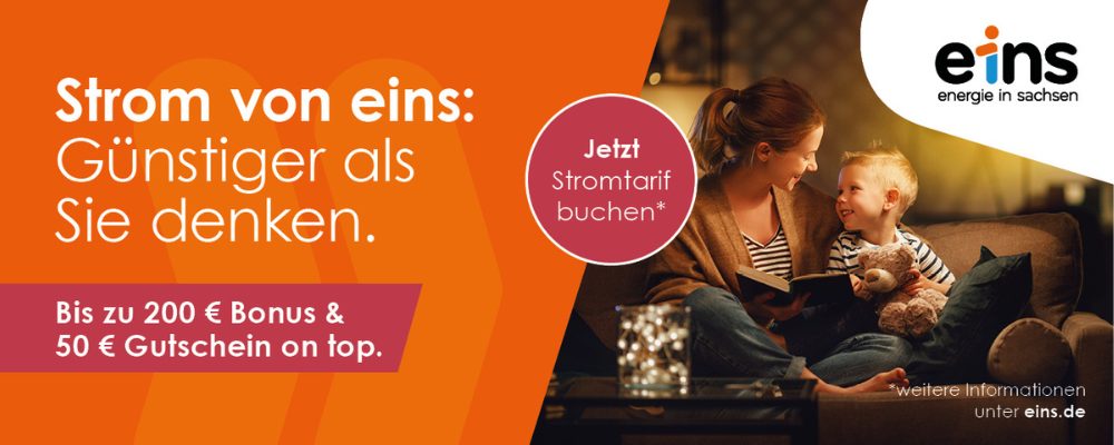 50€ Rabattcode für eins Strom und Gas